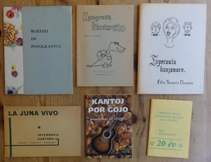 Six Esperanto music booklets - Picture 1 of 24