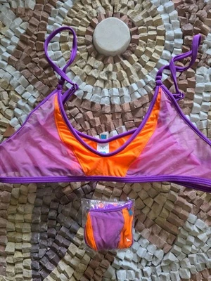 neu Discontinued Microminimus by Wicked Weasel Reckless Bikini Set Top Bottom - Bild 1 von 2