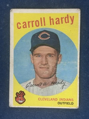 1959 Topps #168 Carroll Hardy Cleveland Indians POOR - Image 1 of 2