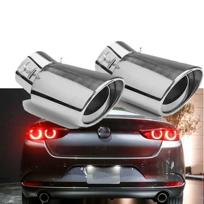 For Kia Forte5 2PC Car Tail Pipe Exhaust Rear Muffler Tailpipe Tip Foto 1 de 4