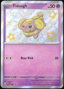 Pokemon TCG Fidough SVP 069 2024 Paldean Fates Black Star Promo Card - NM - Picture 1 of 5