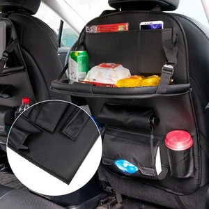 Rücksitz Autositz Organizer Kinder rückenlehnenschutz Rückenlehnen mit Tasche - Bild 1 von 9