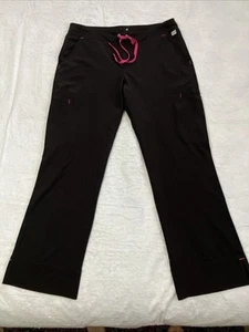 Smitten Womens Black Active Scrub Pants Size PMed - Picture 1 of 7