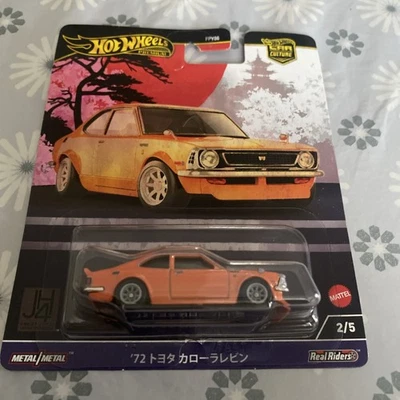 HOTWHEELS ЯПОНИЯ ИСТОРИЧЕСКИЙ ' 72 TOYOTA COROLLA LEVIN 2/5 HRV69 - Изображение 1 из 4