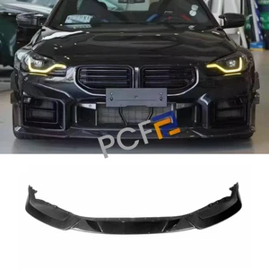 Parachoques delantero estilo R44 para BMW G87 M2 2023-2025 cupé alerón carbono real - Imagen 1 de 10