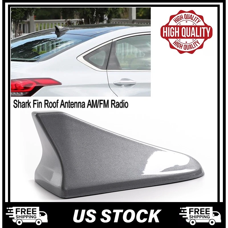 Cubierta de antena de techo aéreo aleta de tiburón plateada para Hyundai Sonata-Elantra 2015-2019 Foto 1 de 4