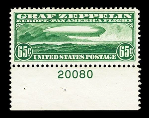 US #C13; 65¢ GRAF ZEPPELIN, XF/SUPERB-OG-MNH, 2024 PSE GRADUADO (95), SMQ $600 - Imagen 1 de 3