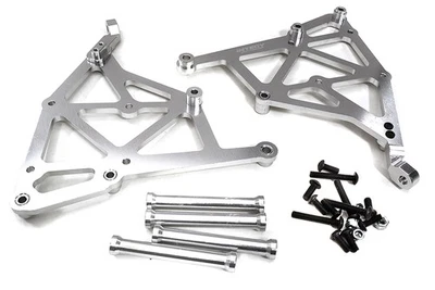 Kit de actualización de montaje de ala mecanizada Silver Billet para Losi 1/5 DB XL-E y 2.0 Foto 1 de 3