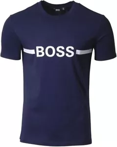 Boss Men's Standard Rashguard T-Shirt Obsolete High Performance Dark Navy XL - Picture 1 of 1