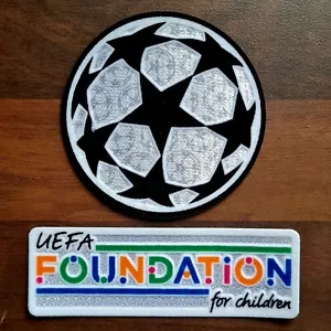 2024-2025 UEFA Champions League Football Shirt Patch Badge Set Arm Sleeve UCL - Picture 1 of 5