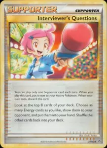 2x (HSUN-077) Interviewer's Questions (U) Pokemon HGSS Unleashed Karte # 77 - Bild 1 von 1