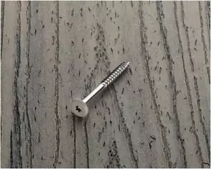 Headcote Stainless Steel Fascia Screws 9 X 1-7/8" T-20 Star Drive Gray 100 Piece - Picture 1 of 1