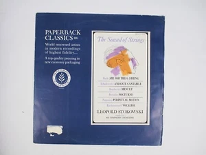 STOKOWSKI The Sound Of Strings 1959 Vinyl LP PaperBack Classics L 9216 MONO EX - Picture 1 of 3