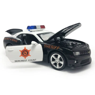 1/32 Camaro Model Car Police Car Diecast Alloy Toy Cars Toys for Kids Boys Gifts - Image 1 of 4