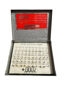 SWISS PRECISION INSTRUMENTS MO 30-931-1 PLUG GAUGES *MISSING GAUGE .050* - Picture 1 of 5