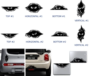 Eyes Monster Peeper Scary Vinyl Decal Sticker Car Window Bumper Wall Laptop Claw - Picture 1 of 31