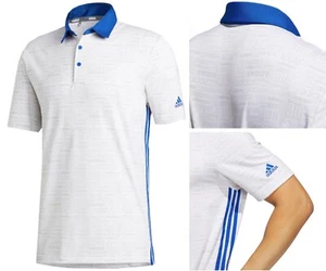 Adidas Golf Ultimate 365 3 Stripe Polo Shirt - Adidas Graphic Print XS OR SMALL