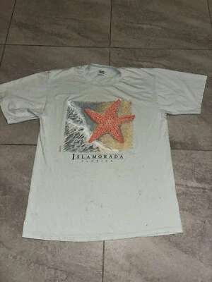 Camiseta retro vintage Islamorada Starfish Florida talla XL envejecida Foto 1 de 4