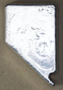 BCR State of Nevada 5 oz .999 Fine Silver Hand-Poured Art Bar - Picture 1 of 3