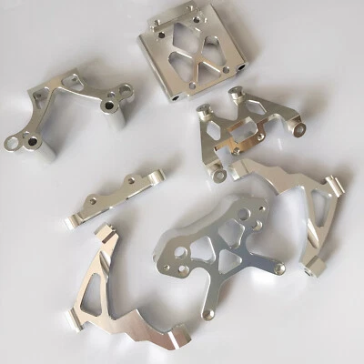 Alloy/Plastic Front Shock Towers Support Brace Bulkhead for HPI Baja 5B Rovan KM - Image 1 of 4