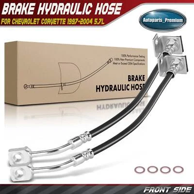 Mangueira hidráulica de freio dianteira esquerda e direita para Chevrolet Corvette 1997-2004 5.7L - Imagem 1 de 4