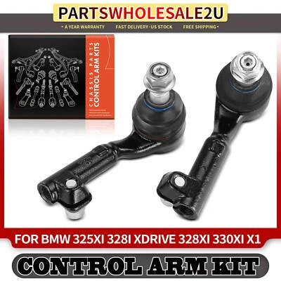 Kit de extremo de barra de amarre exterior delantera de 2 piezas para BMW 325xi 330xi 335i xDrive X1 328i xDrive Foto 1 de 4