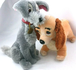 Lady and the Tramp Plush Stuffed Animal Disneyland Walt Disney - Disney Store - Picture 1 of 12