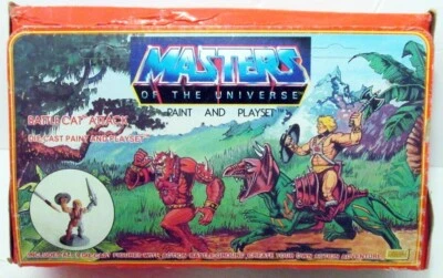 1983 年 UNIVERSE 大师 9 压铸人物绘画玩具未穿孔阅读! — 第 1/4 张图片