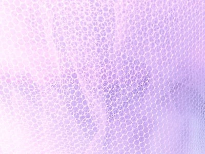 3 yards-Wonderful LAVENDER PURPLE LILAC HEXAGON NETTING TULLE Fabric-70/72" Wide - Image 1 of 3