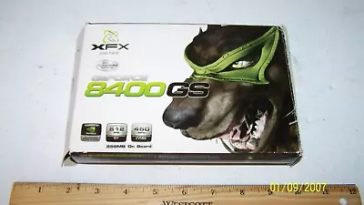XFX NVIDIA GeForce 8400 GS PV-T86S-YH PVT86SYHLG V4.1 IN BOX - Image 1 of 4