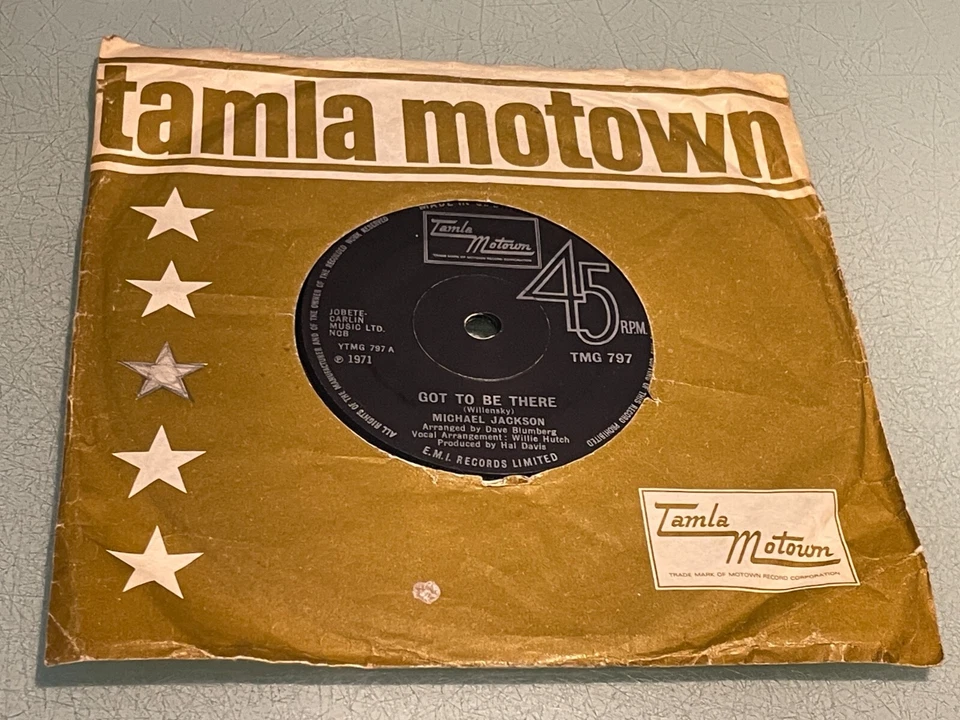 Michael Jackson - Got To Be There - Vinyl Record 7" Single - 1971 Motown  TMG797 - Image 1 of 4