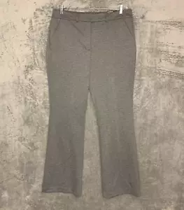 Simply Vera Wang Womens Mini Check Soft Tweed High Rise Slim Fit Flare Pants 16 - Picture 1 of 11