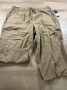 Erika Beige Fleece Lounge Pants Plus Size 2X Pull On Elastic Waist Casual - Picture 1 of 11
