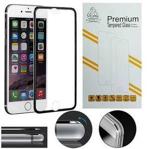 Apple iPhone 8 Plus Full Screen Protector Edge to Edge Gorilla Tempered Glass - Picture 1 of 24