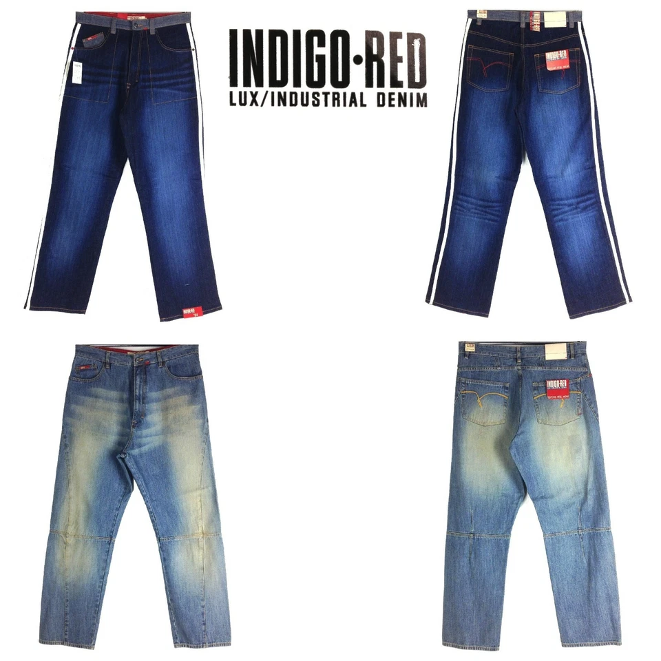 INDIGO.RED ESTILO SORTIDO, OLD SCHOOL BAGGY, JEANS LONGO MASCULINO,  - Imagem 1 de 1