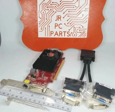 VisionTek AMD HD4350 DMS-59 DVI VGA Full Height & Slim Windows 7 Video Card - Image 1 of 4