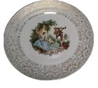One Triumph USA Limoges 22K China Triumph Courting Couples Dinner Plate 10" Only $15.05 on eBay