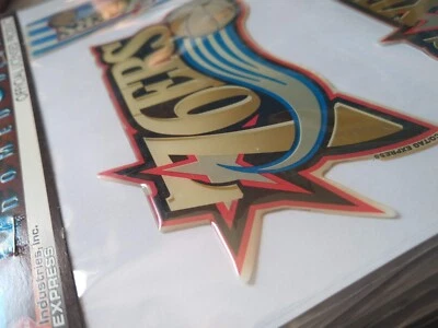 Philadelphia 76ers Sixers 3-D Sport Basketball Sticks Domed Decals NEW Sealed 3 - Image 1 of 3