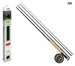 New Daiwa S4 Fly Fishing Combo - Rod/ Reel/ Tube - Loaded with Line - All Models - Picture 1 of 8
