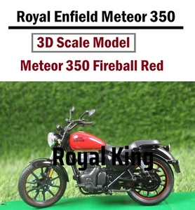 ROYAL ENFIELD "SCALE MODEL" METEOR 350 FIREBALL RED - Picture 1 of 10