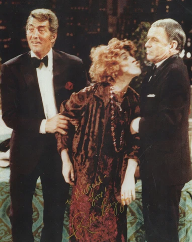 RUTH BUZZI HAND SIGNED 8x10 PHOTO+COA        WITH FRANK SINATRA      TO MICHAEL Cover