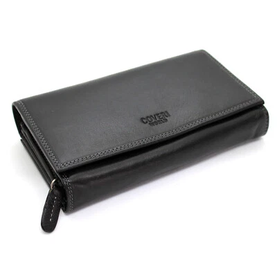 Portafoglio donna grande in Pelle Enrico Coveri portamonete borsellino borsello  - Immagine 1 di 4