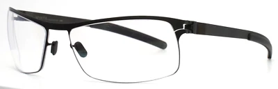 Anteojos de borde completo envolventes negros para hombre MYKITA Mik 02 61-17-135 B:35 Foto 1 de 4