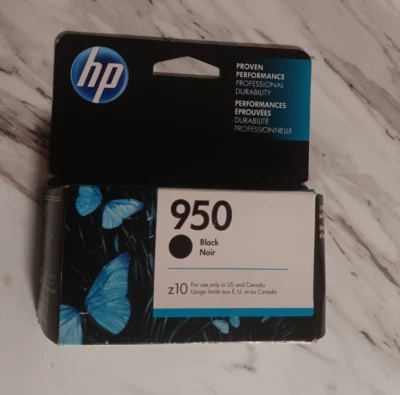 New Sealed Genuine HP 950 Black Ink Cartridge CN049AN - EXP: 11/2018 - Image 1 of 3
