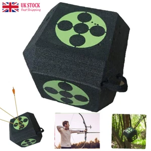 23x23x23cm Archery Self Healing Foam Target Board - 3DTarget Cube XPE 45lbs. - Picture 1 of 11