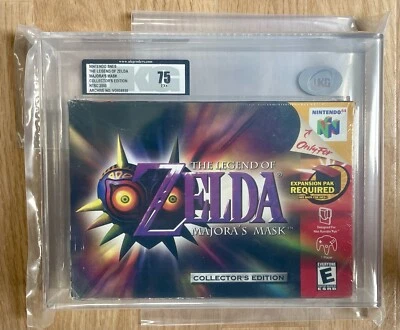 Legend of zelda majoras mask N64 Graded 75 EX Collectors Edition UKG Not VGA - Image 1 of 3