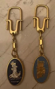 1 x Vintage POSEIDON Ancient Greek God Keychain Greece Souvenir Metal Keyring - Picture 1 of 3