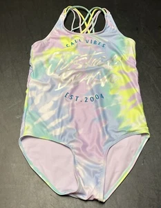 Girl's Justice Swimsuit One Piece Cali Vibes XL - Picture 1 of 3