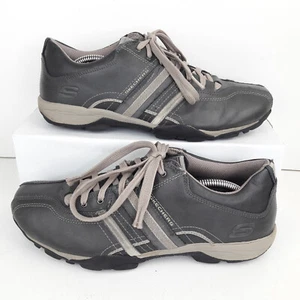 Skechers Herren Sneaker UK 8 Anthrazit Urban Thread 50856 Erwachsene Freizeitschuhe - Bild 1 von 18