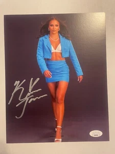 Kayla Klingensmith "Kiana James" Autografiada 8x10" WWE Diva JSA Auténtica ¡¡Lo último!!! - Imagen 1 de 3